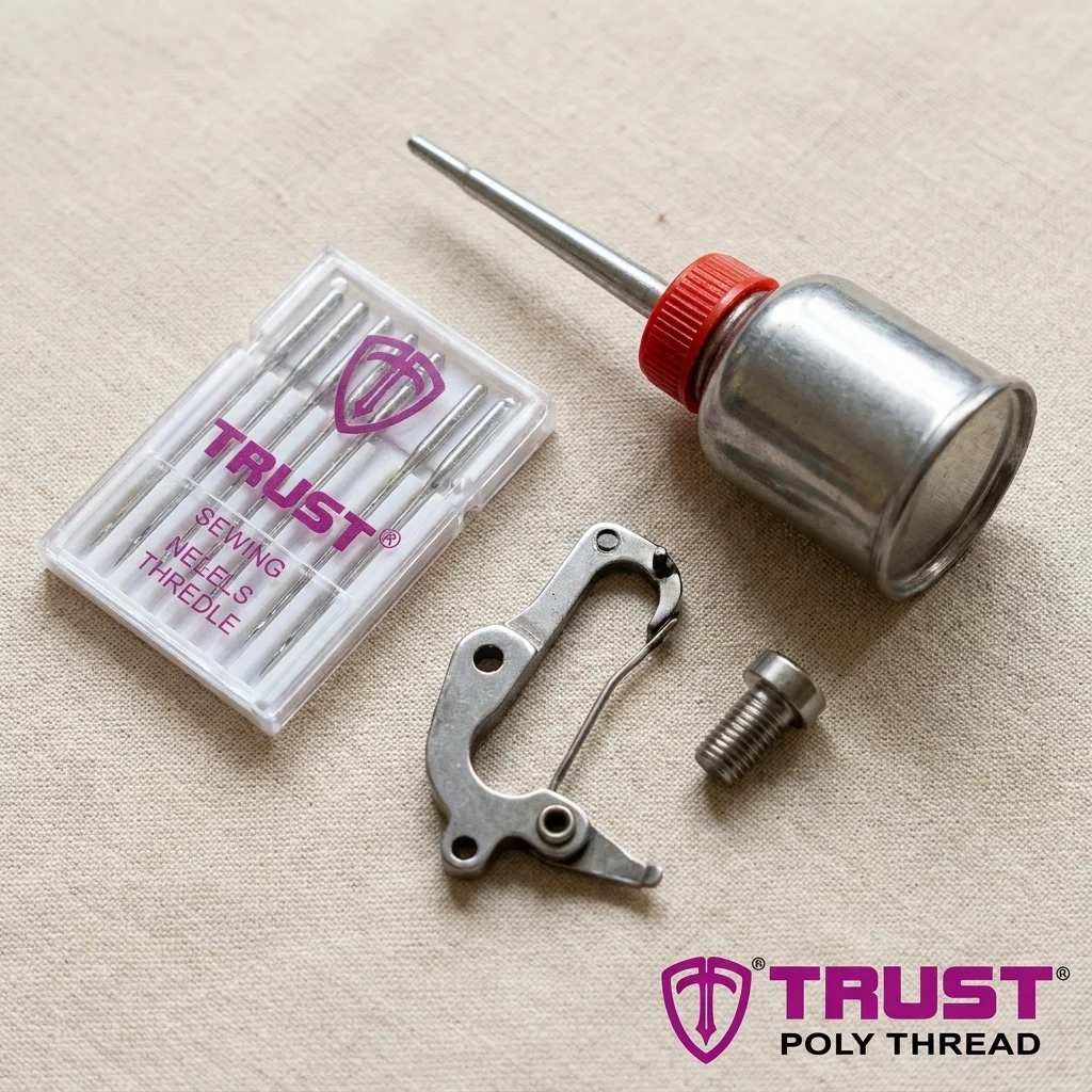 Portable Bag Mouth Closing Machine 7 Spare needles and parts for bag closing machines