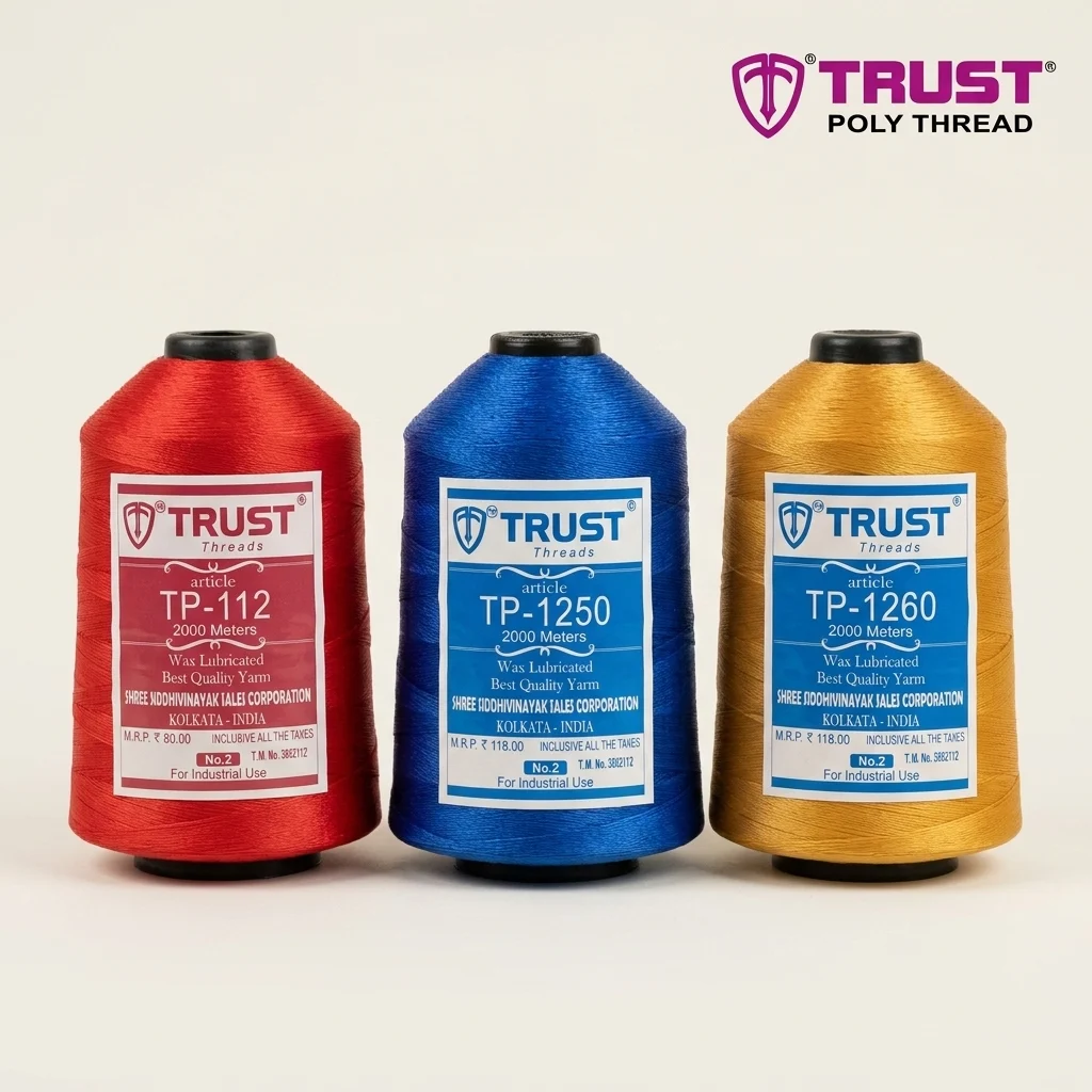 Bag Closing Polypropylene Thread 3 Seven colours of polypropylene bag closing thread used for batch identification