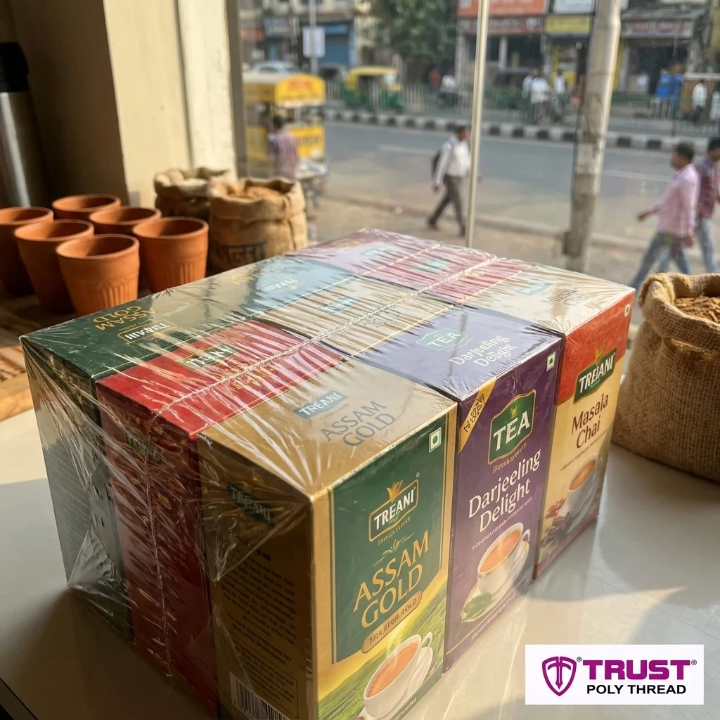 Customize Packaging Shrink Film 9 Shrink film used for tea packet bundling